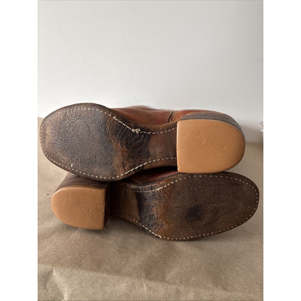 Vtg 1970s Bort Carleton Leather Campus Boots Whis… - image 7